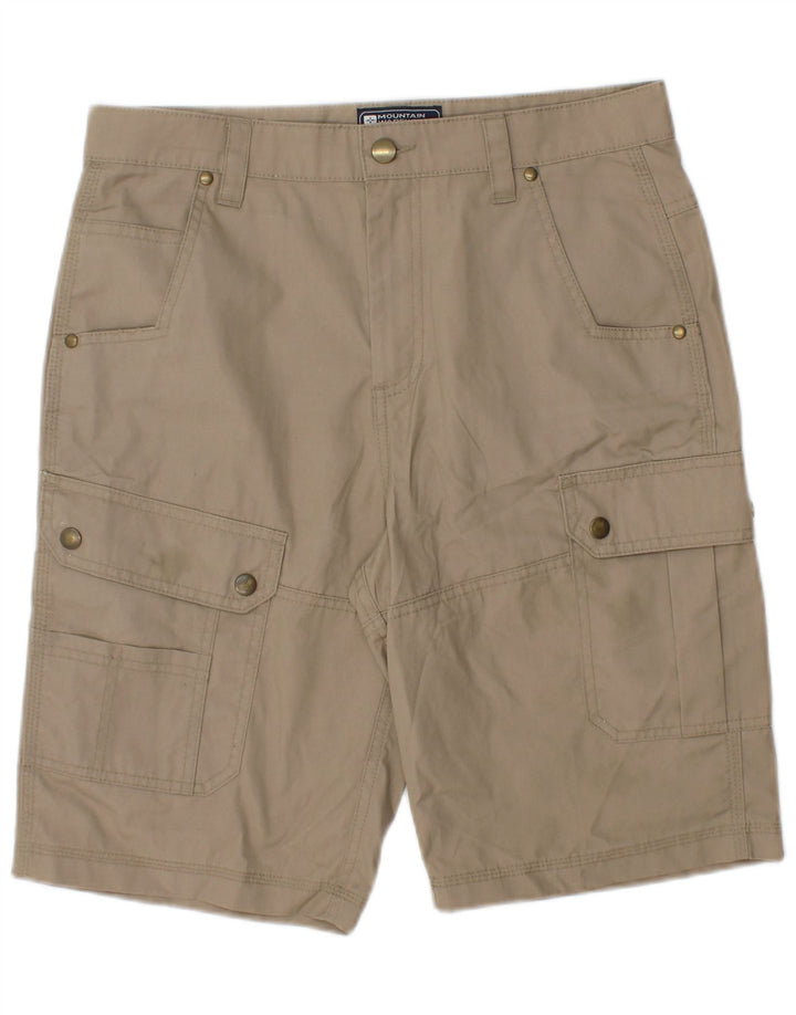 MOUNTAIN WAREHOUSE Mens Cargo Shorts W30 Medium Beige Polyester