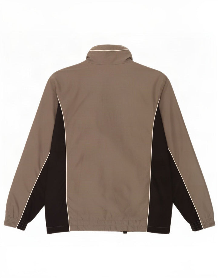Champion Herren-Trainingsanzug-Oberjacke, kleines graues Farbblock-Polyester
