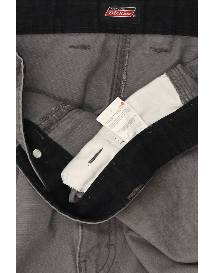 DICKIES Mens Regular Fit Cargo Shorts W42 2XL Grey Cotton