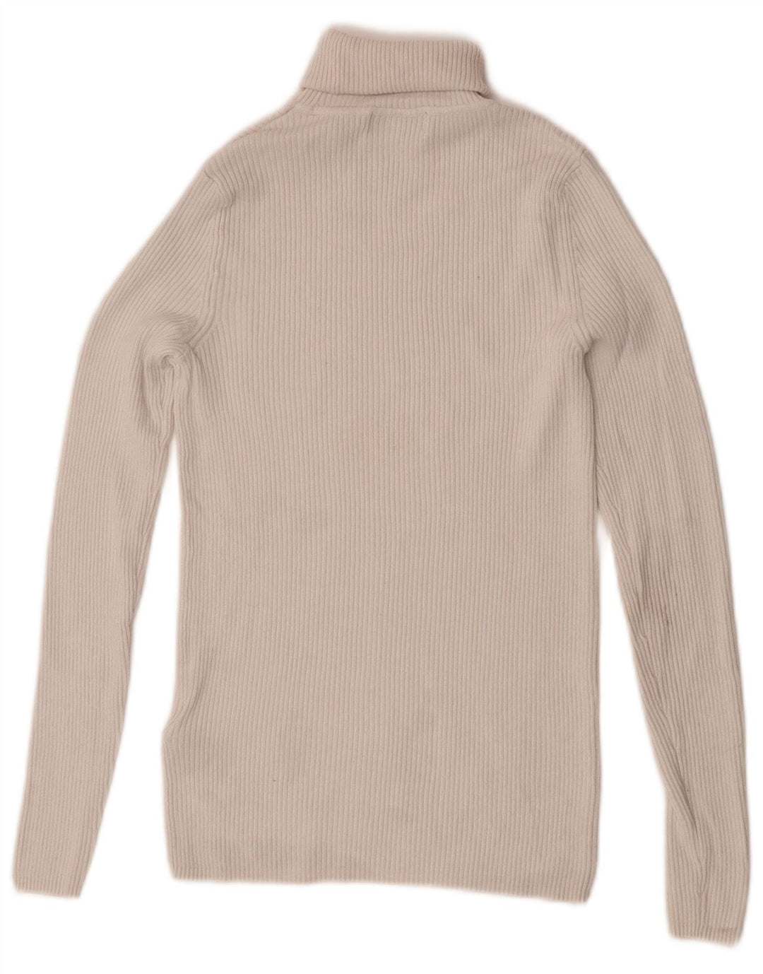 Marks & Spencer Damen-Strickoberteil mit Rollkragen, langärmlig, Gr. 10, Größe S, gebrochenes Weiß
