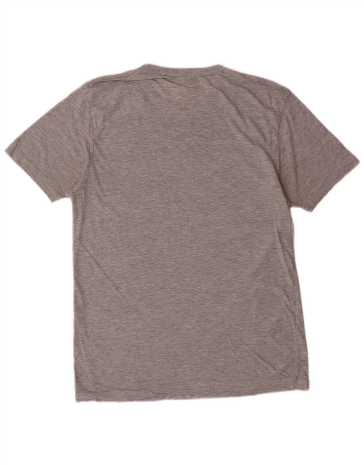 PUMA Damen T-Shirt Top UK 14 Large Grau Baumwolle
