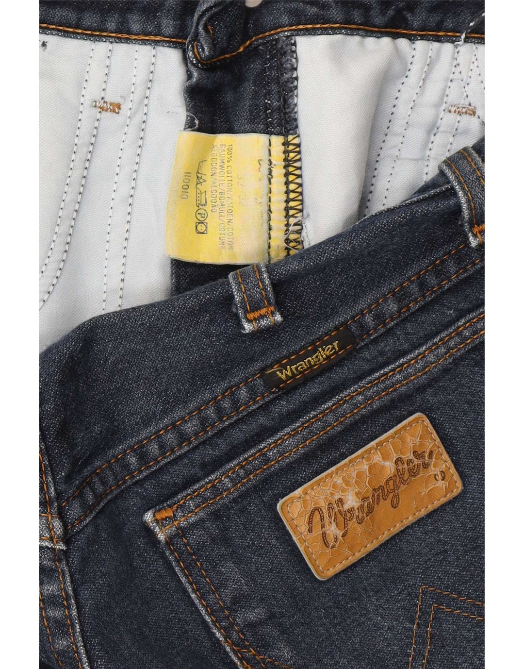 Wrangler Damen Bootcut-Jeans W32 L32 Blaue Baumwolle