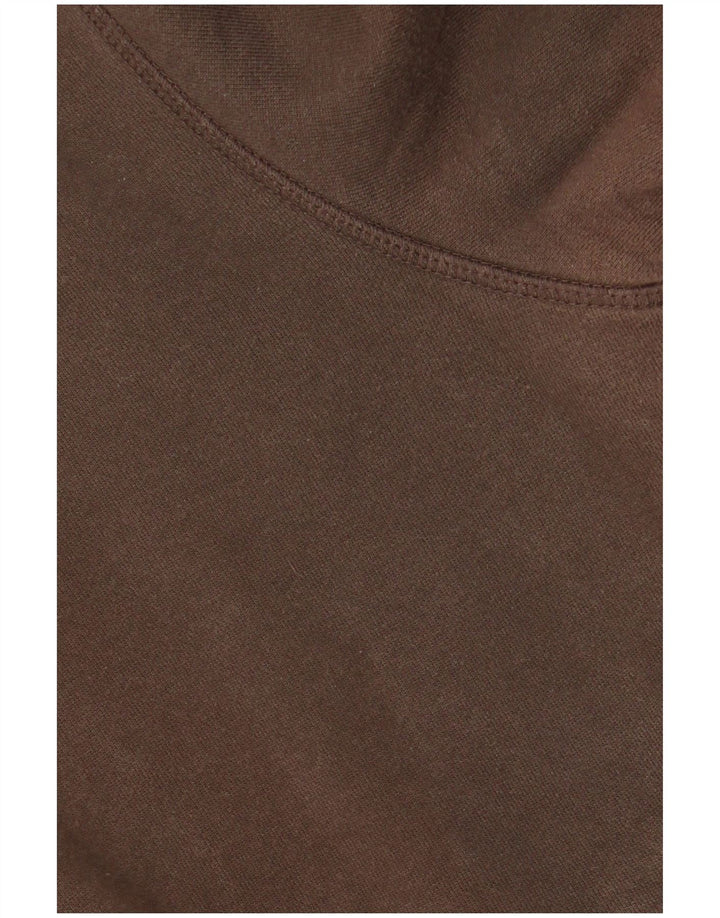 TIMBERLAND Herren Slim Fit Bomberjacke UK 40 Große braune Baumwolle