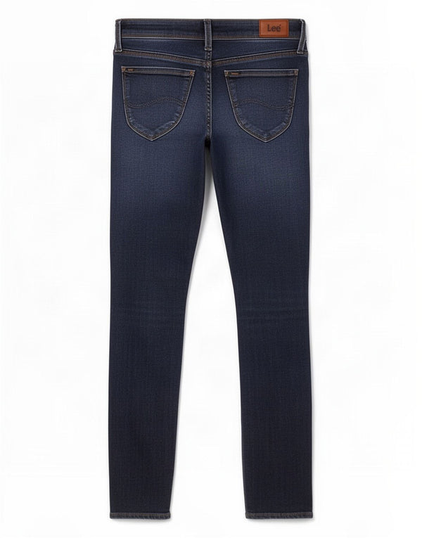 Lee Damen Toxey Skinny Jeans W26 L27 Marineblaue Baumwolle