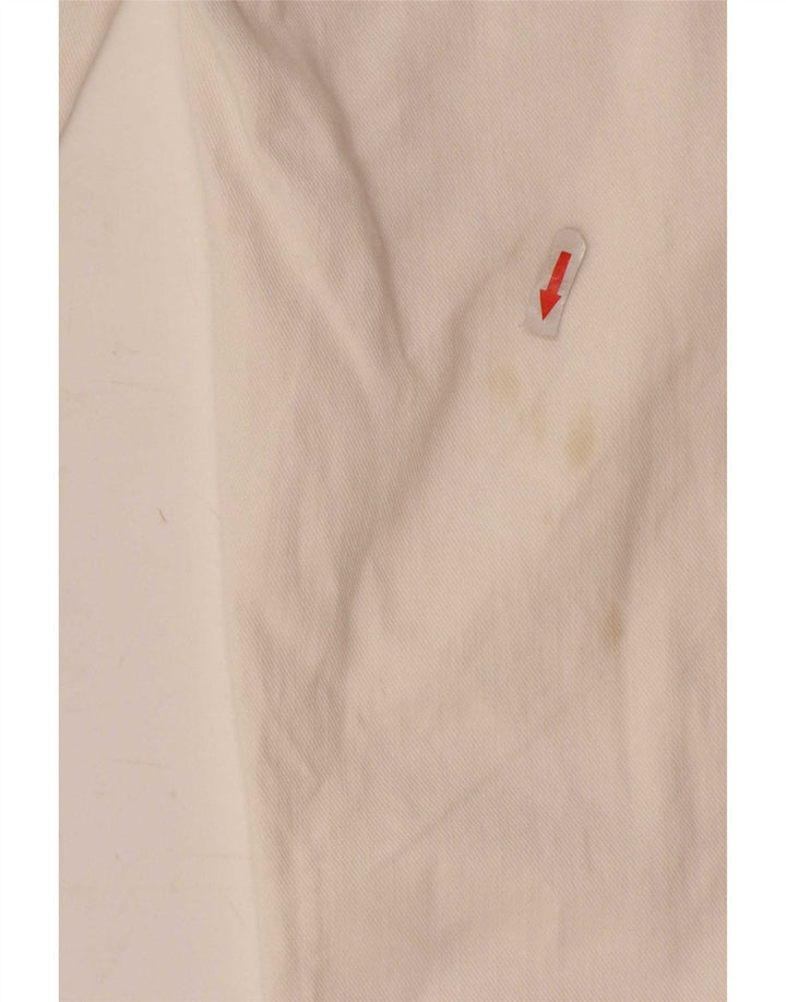 Gap Damen Straight Jeans W28 L27 Weiße Baumwolle