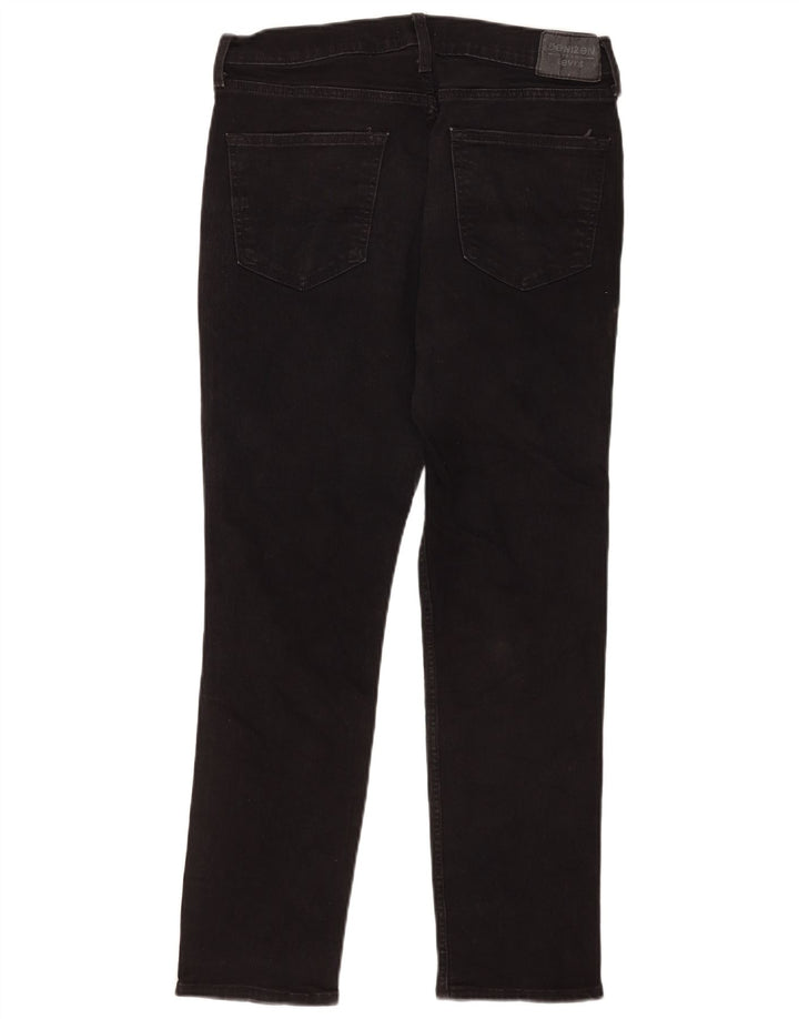Levi's Herren Denizen Slim Jeans W33 L30 Schwarze Baumwolle