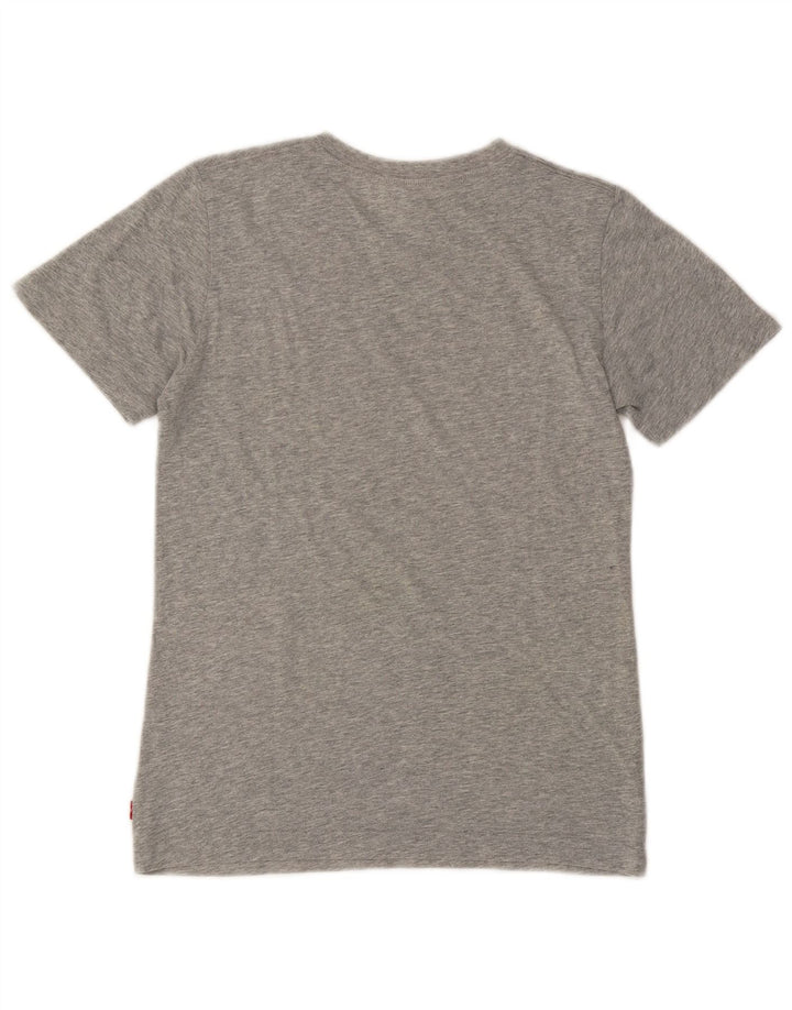 Levi's Jungen T-Shirt mit Grafik, 13–14 Jahre, grau gefleckt