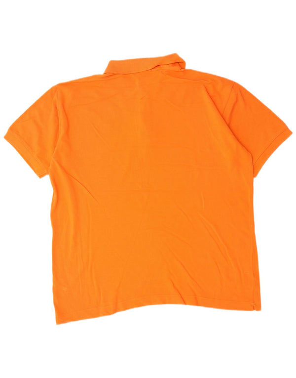 Kappa Herren Poloshirt XL Orange Baumwolle