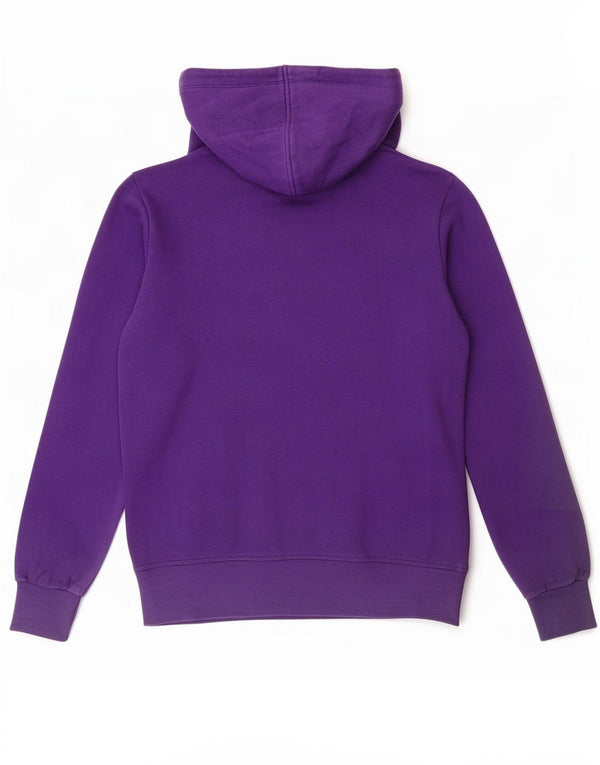Champion Damen Heritage Fit Graphic Hoodie Pullover UK 14 Medium Purple