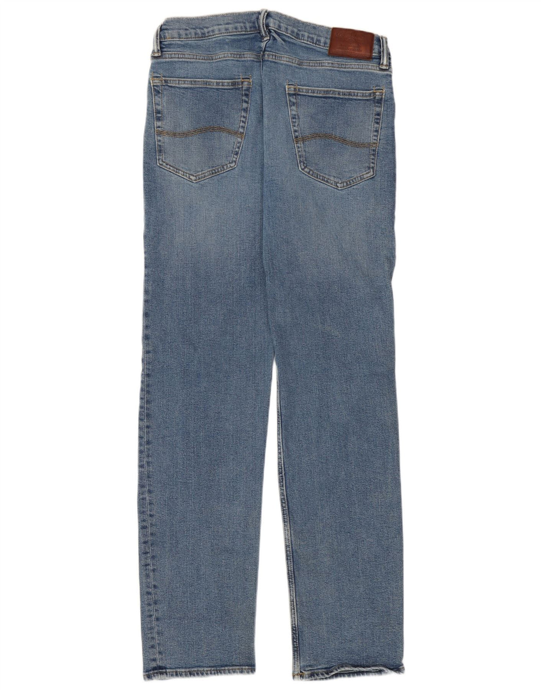 Marks & Spencer Herren Straight Jeans W32 L31 Blaue Baumwolle