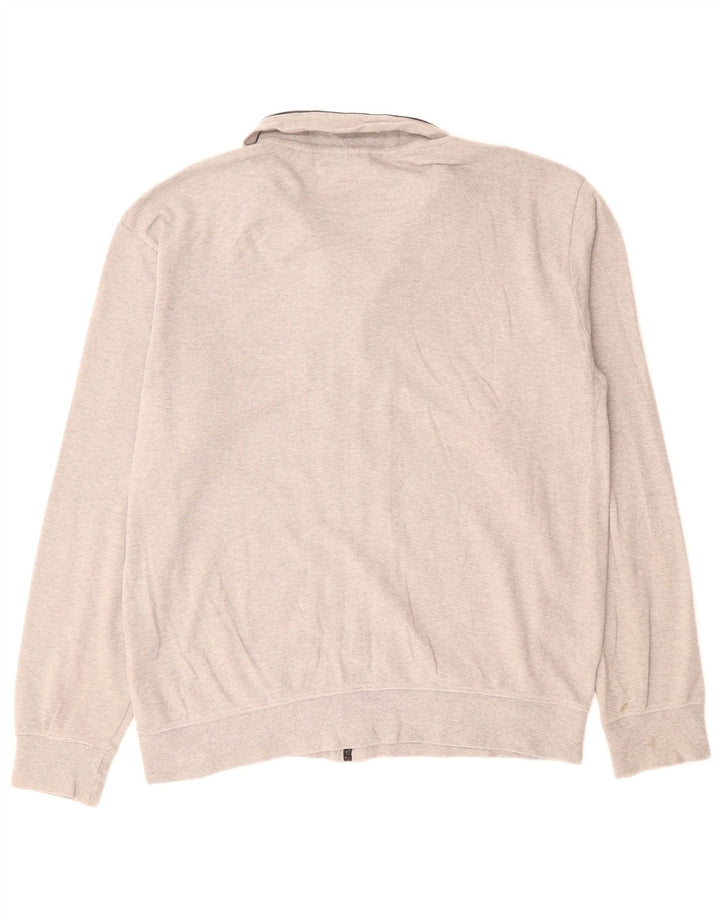 CHAMPION Herren-Trainingsanzug-Top-Jacke, große graue Baumwolle