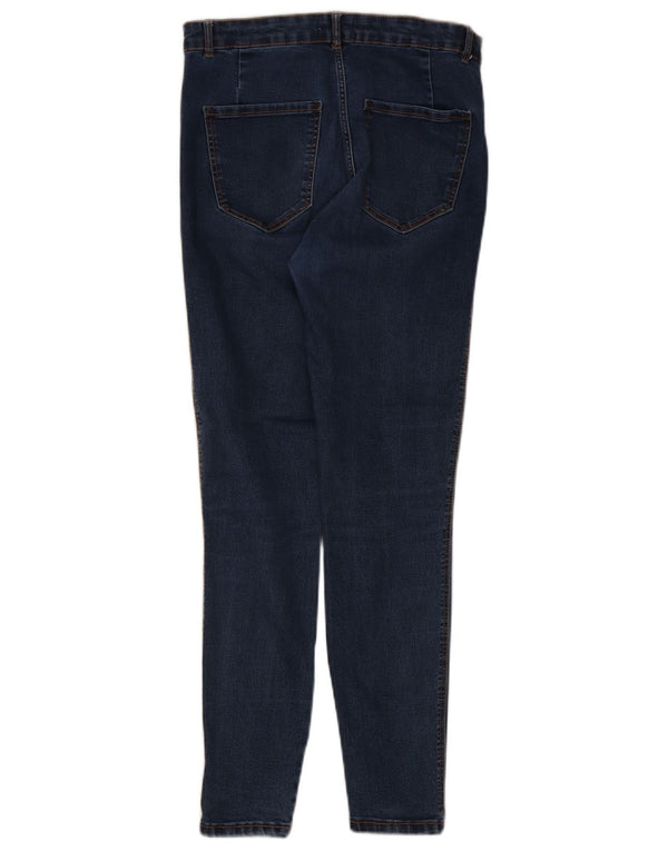 Zara Damen Trafaluc High Waist Skinny Jeans EU 42 Large W32 L28 Blau