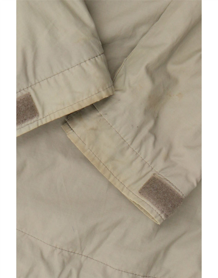 Lyle & Scott Herren-Regenjacke mit Kapuze, UK 36, Small, Beige, Nylon