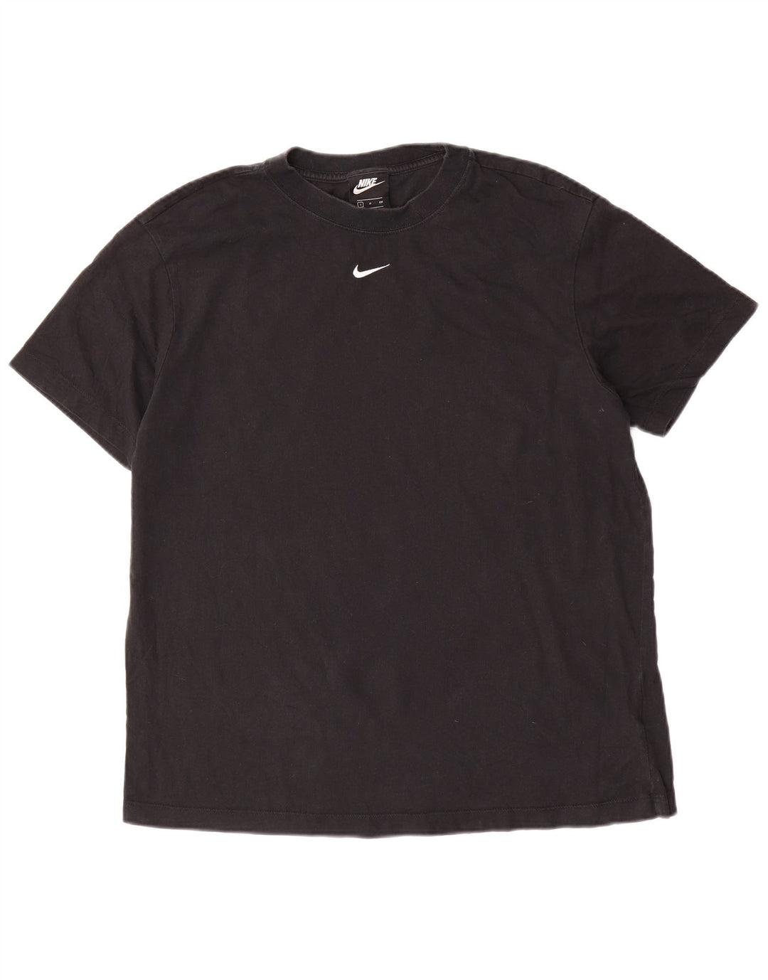 Nike Herren T-Shirt Top Small Schwarz Baumwolle