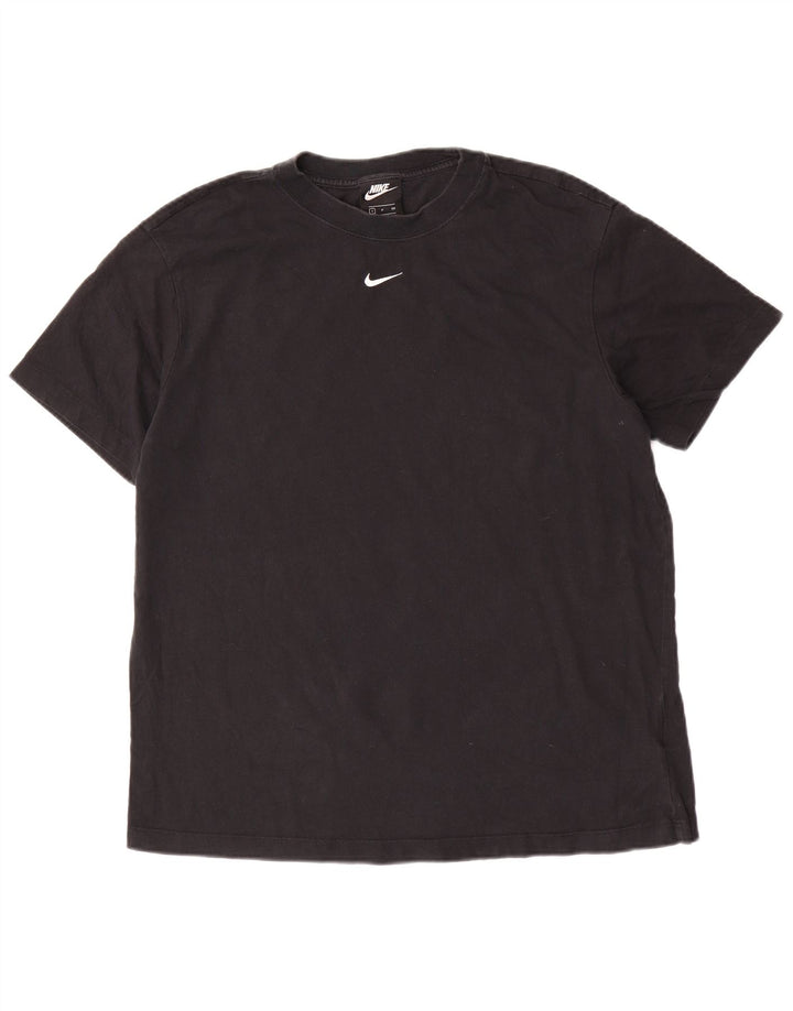 Nike Herren T-Shirt Top Small Schwarz Baumwolle