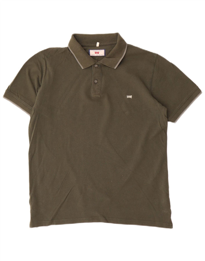Carrera Herren-Poloshirt, groß, Khaki, Baumwolle