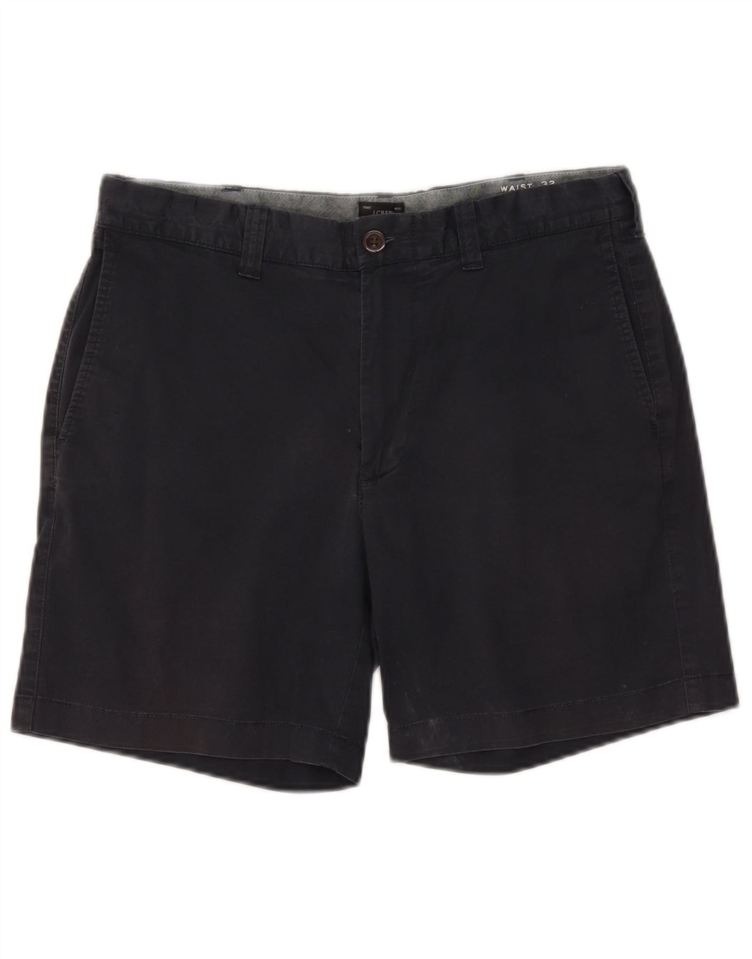 J. Crew Herren-Chinoshorts W32, mittelmarineblaue Baumwolle