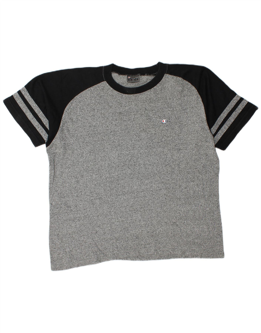 Champion Herren T-Shirt Top XL Grau Farbblock