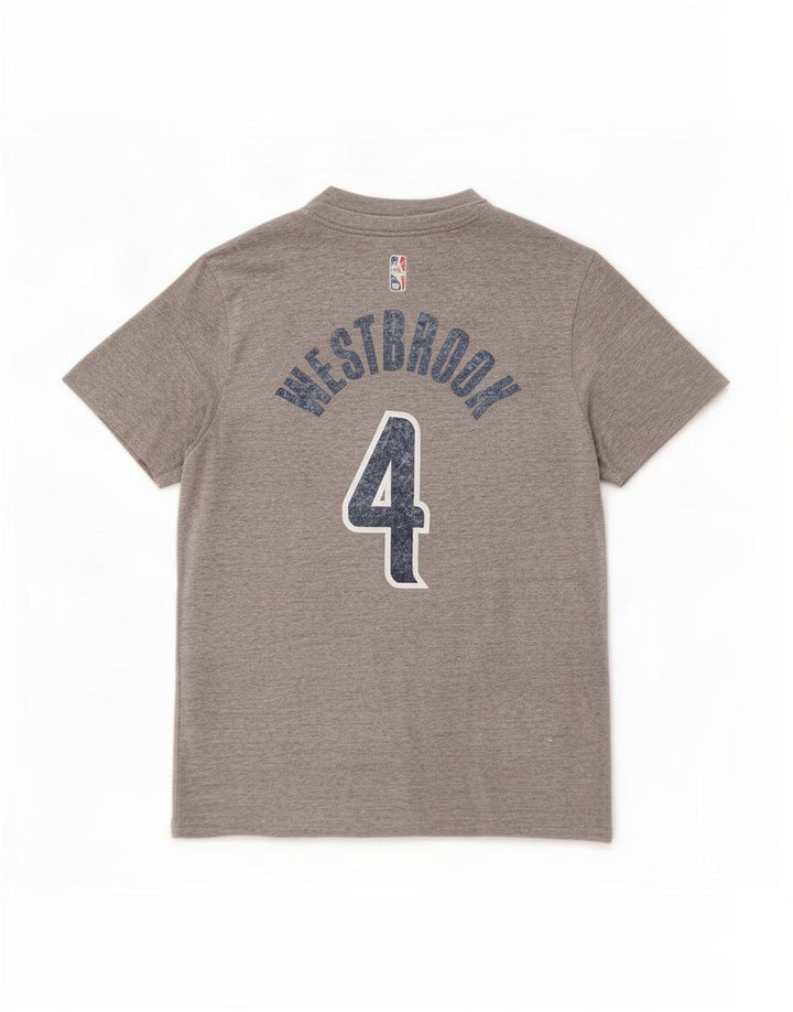 Nike Herren Washington Wizards Grafik-T-Shirt-Oberteil Mittelgrau