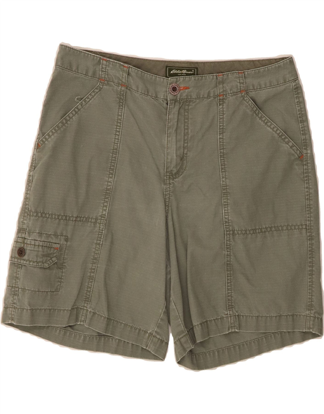 EDDIE BAUER Womens Cargo Shorts US 10 Large W32  Khaki Cotton Vintage Eddie Bauer and Second-Hand Eddie Bauer from Messina Hembry 