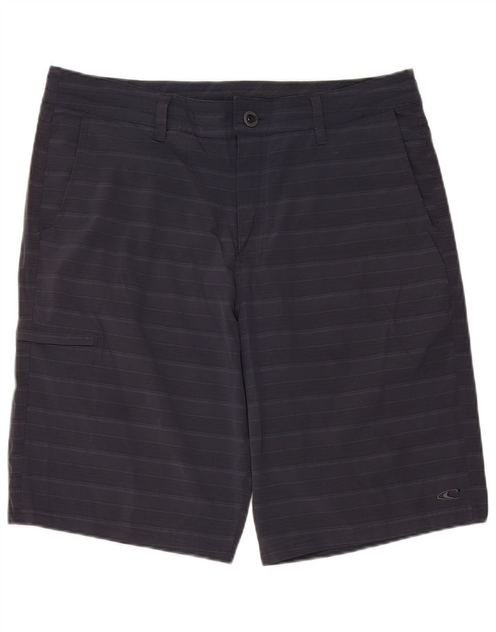 O'NEILL Herren-Cargo-Shorts W34, großes marineblau gestreiftes Polyester