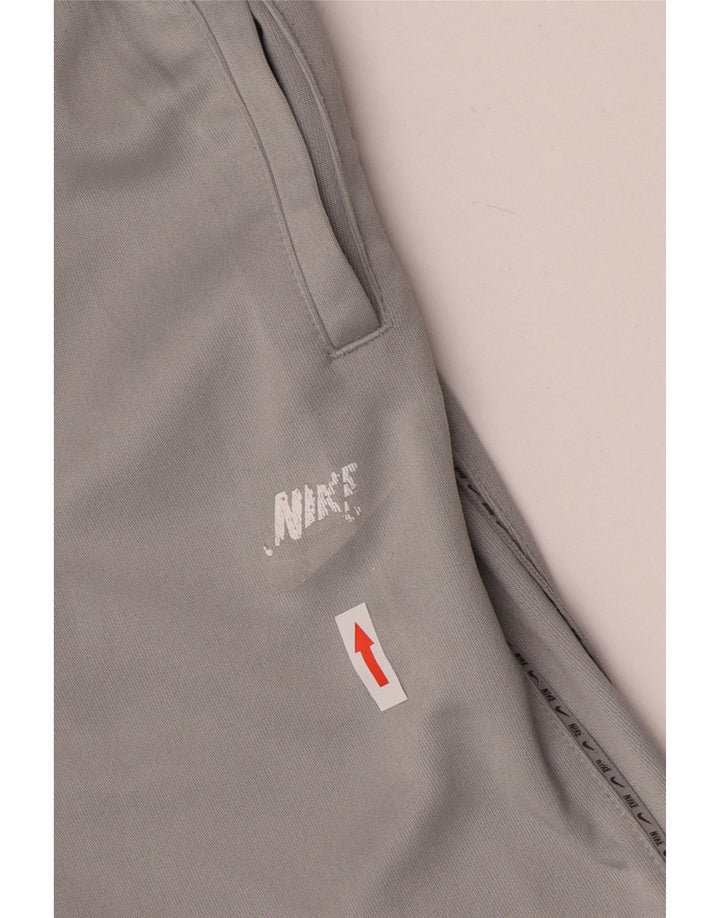 Nike Jungen-Sportshorts mit Grafik, 12–13 Jahre, groß, graues Polyester