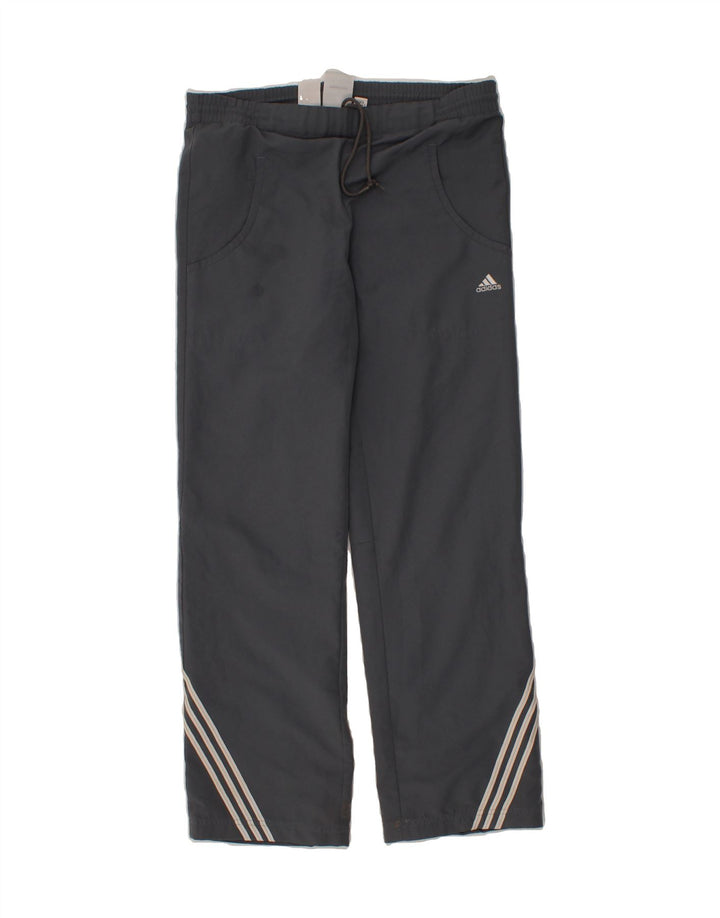 ADIDAS Boys Tracksuit Trousers 13-14 Years Grey Polyester Vintage Adidas and Second-Hand Adidas from Messina Hembry 