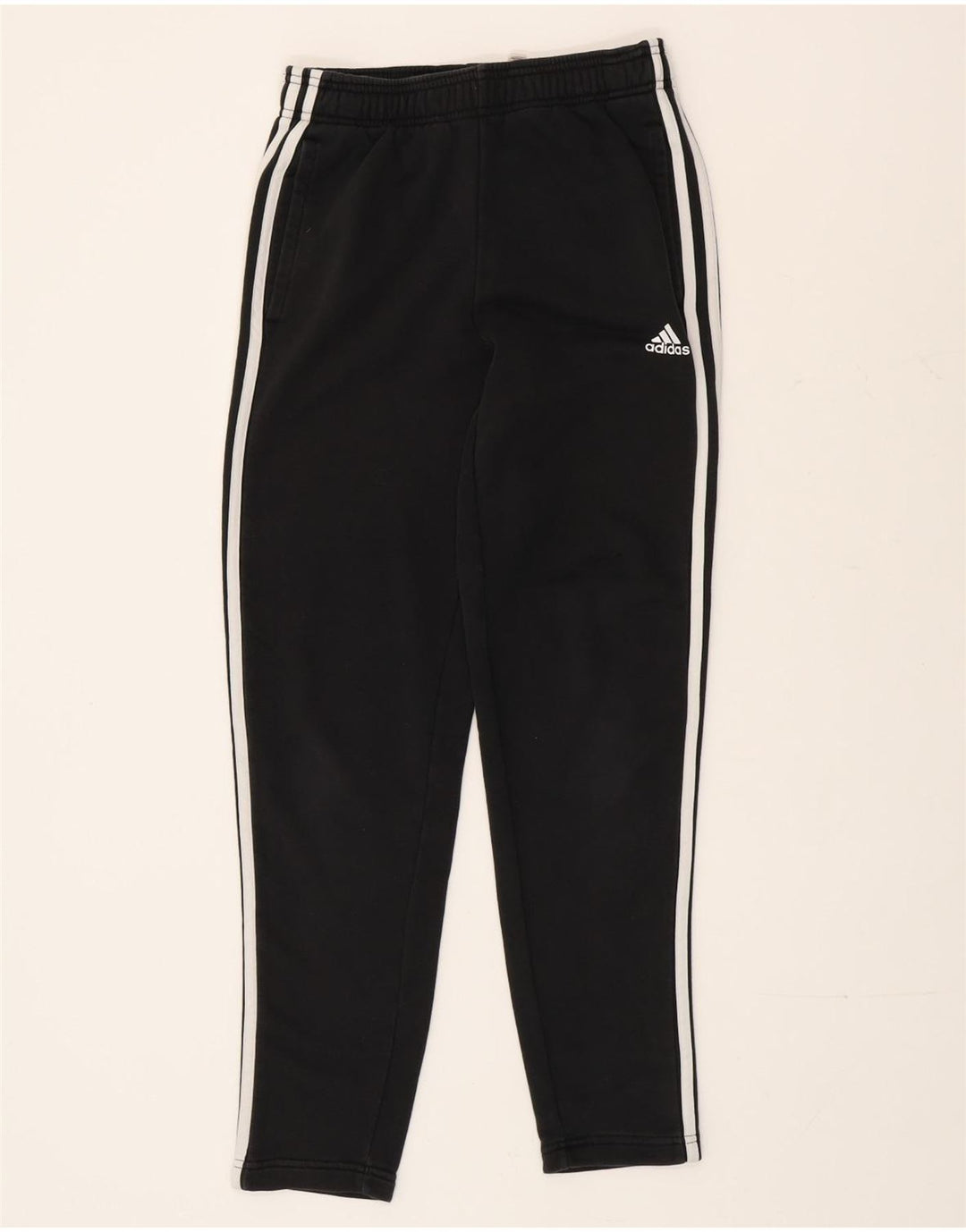 Adidas Herren-Trainingshose, Größe S, schwarze Baumwolle