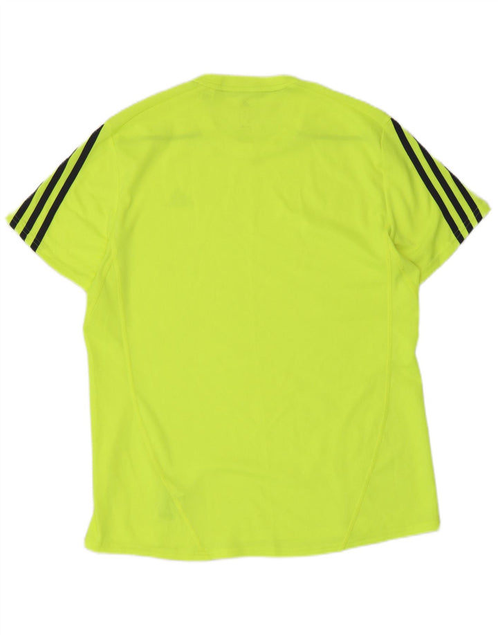Adidas Herren Climalite T-Shirt Top Mittelgelbes Polyester
