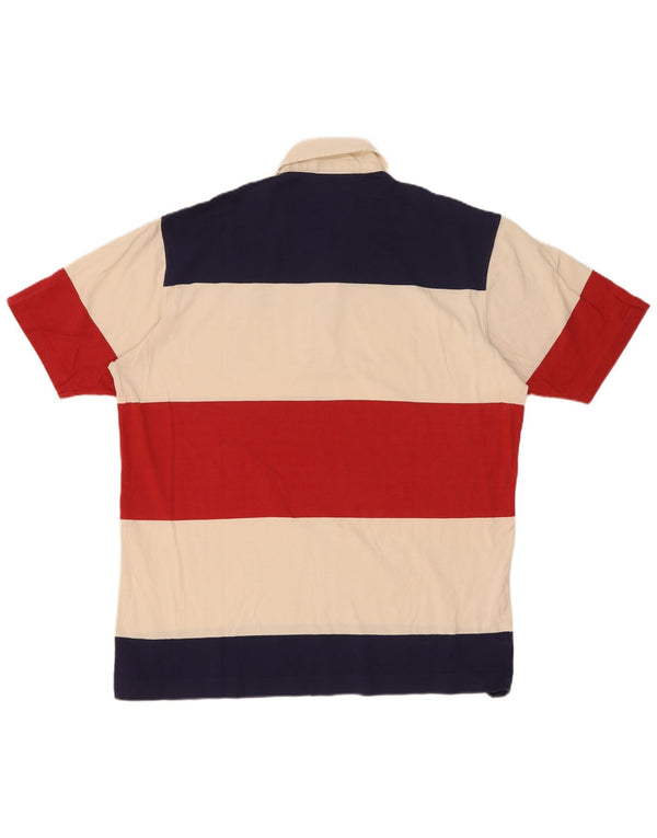 Lacoste Herren-Poloshirt, Größe 8 3XL, mehrfarbig, gestreift, Baumwolle