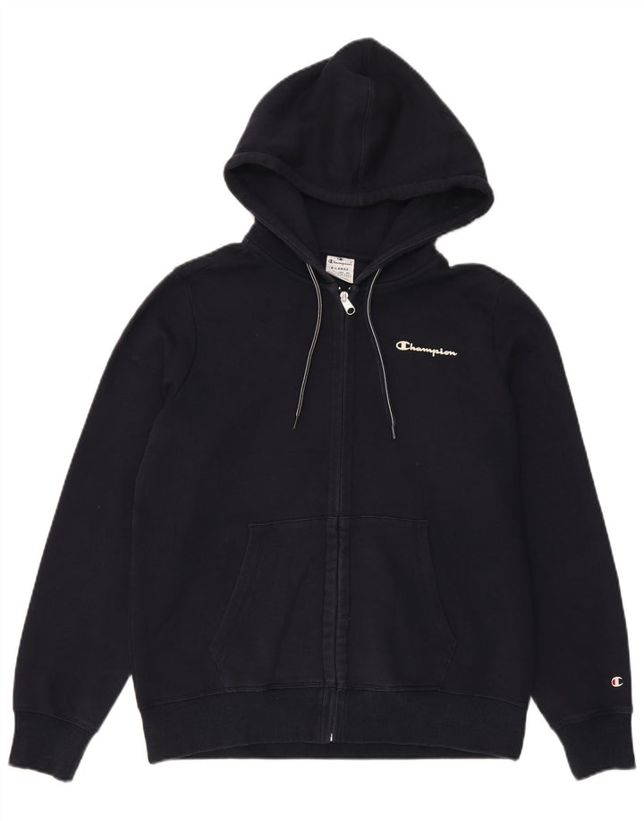 Champion Herren-Kapuzenpullover mit Reißverschluss, XL, Marineblau