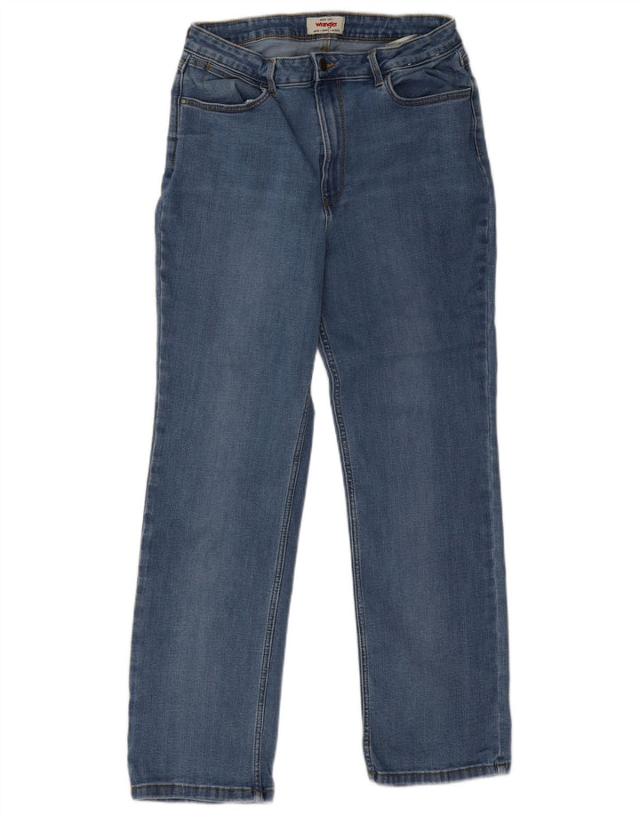 Wrangler Herren Straight Jeans W32 L30 Blaue Baumwolle