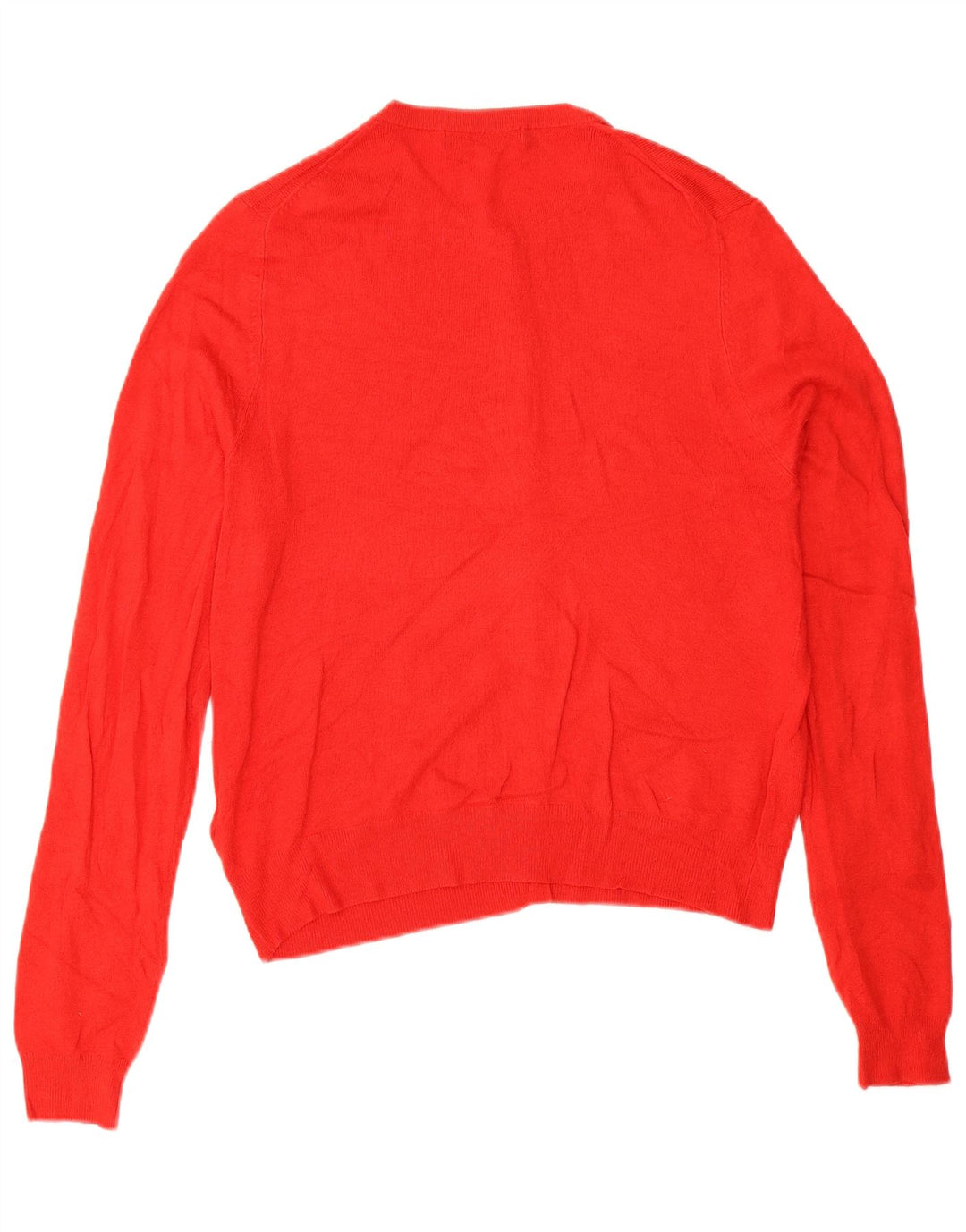 Marks & Spencer Damen Strickjacke Pullover UK 14 Große rote Viskose