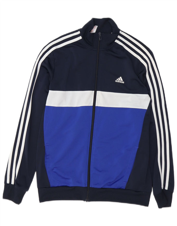 ADIDAS Jungen Aeroready Trainingsanzug Top Jacke 13-14 Jahre Marineblau