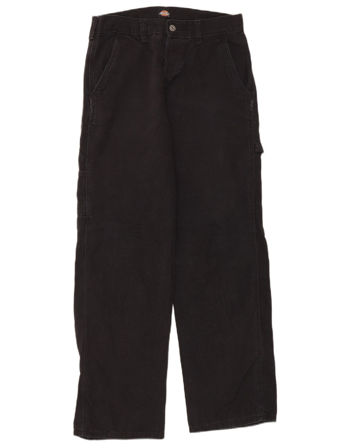 Dickies Herren gerade Cargohose W30 L32 schwarze Baumwolle