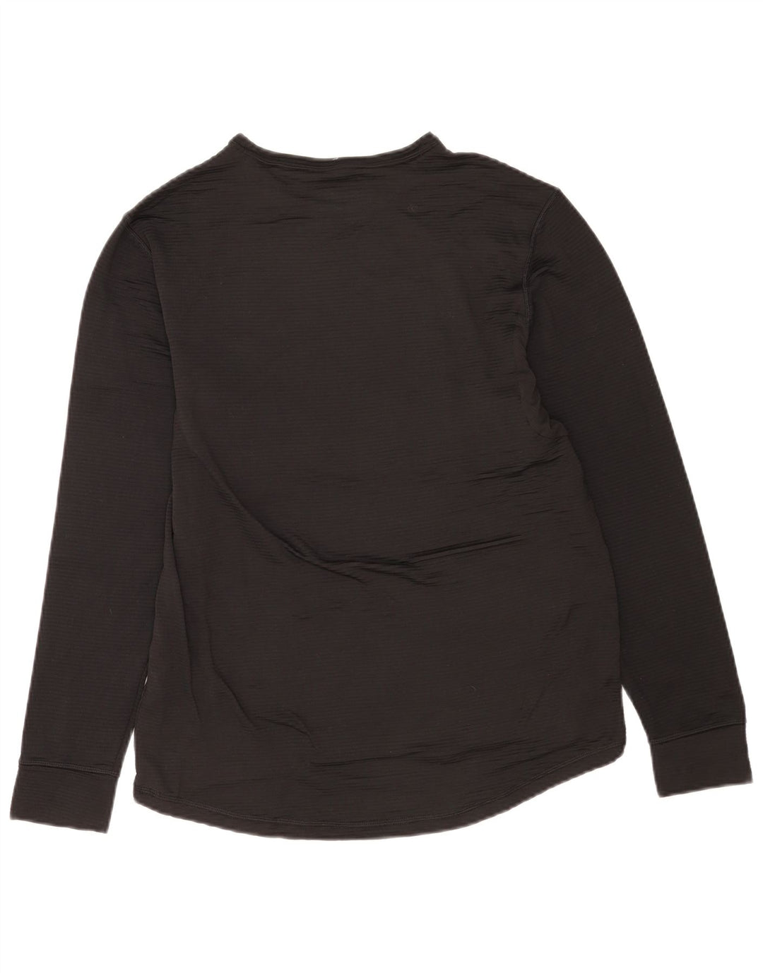Wrangler Herren-Top, langärmelig, groß, aus schwarzem Polyester