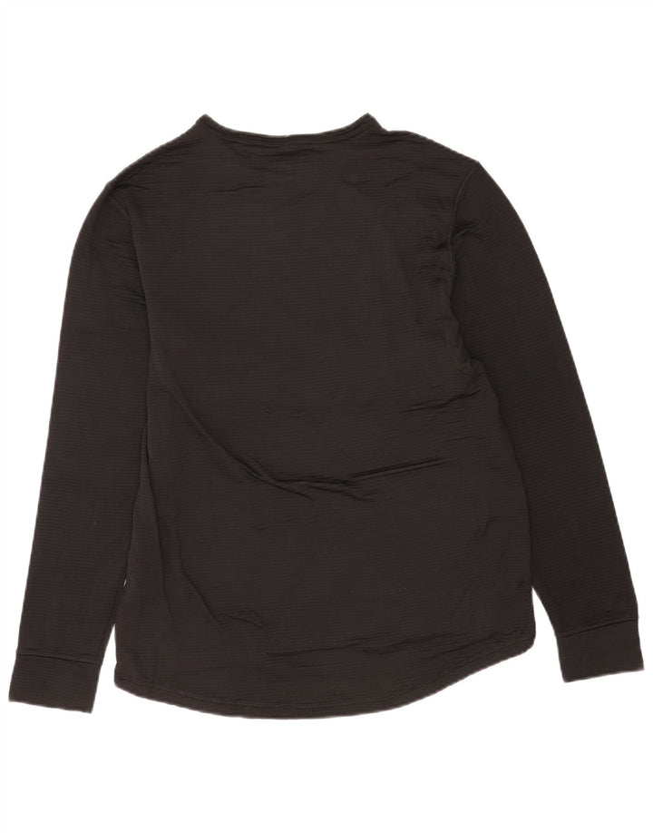 Wrangler Herren-Top, langärmelig, groß, aus schwarzem Polyester