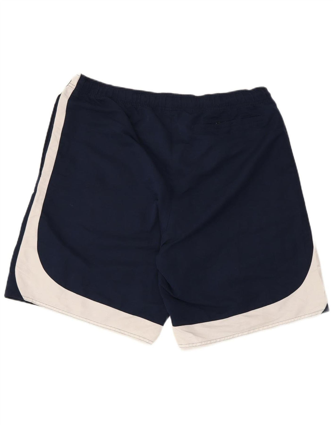 Nike Herren-Sportshorts XL, marineblaues Colourblock-Polyester