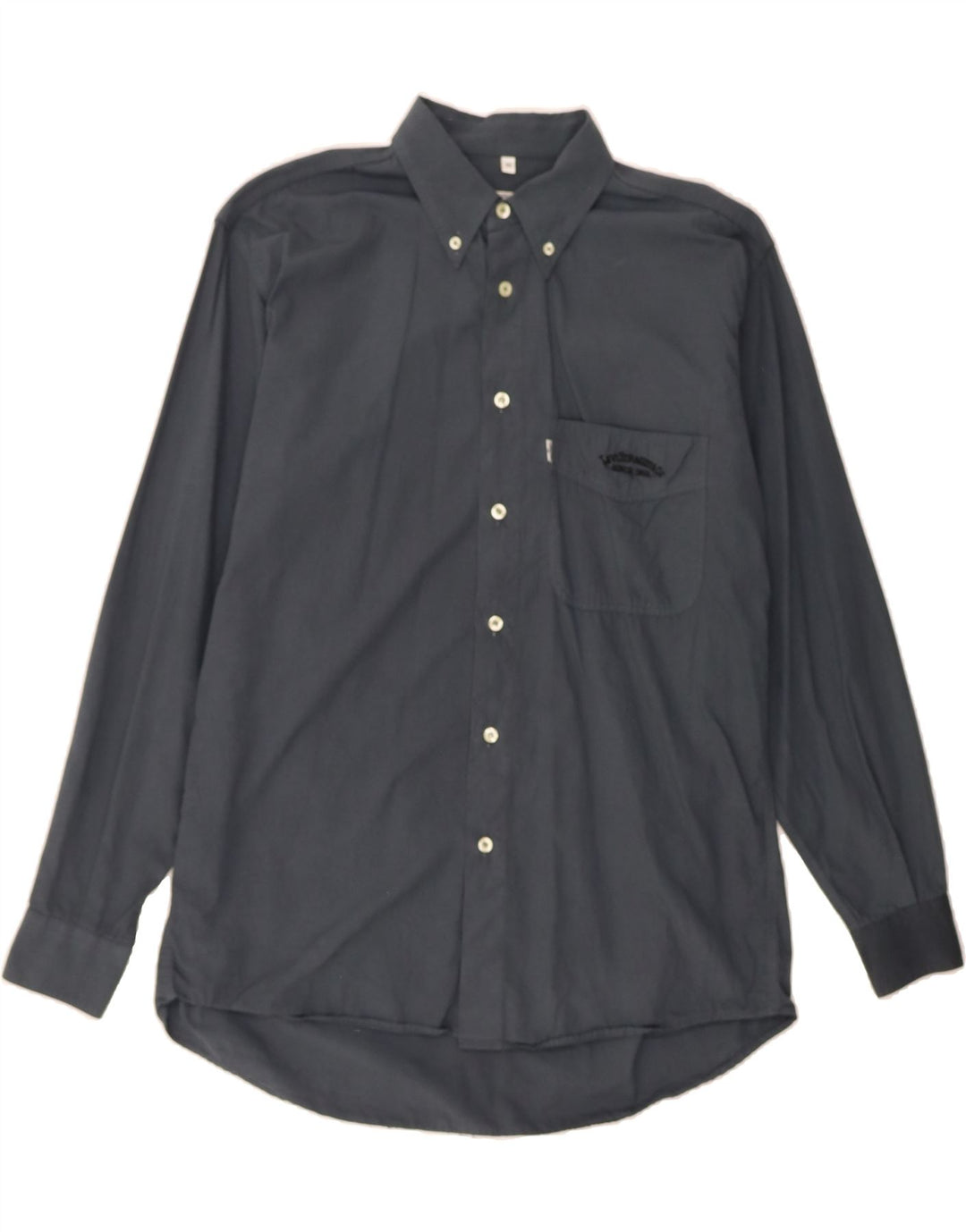 LEVI'S Mens Shirt Medium Navy Blue Cotton Vintage Levi's and Second-Hand Levi's from Messina Hembry 