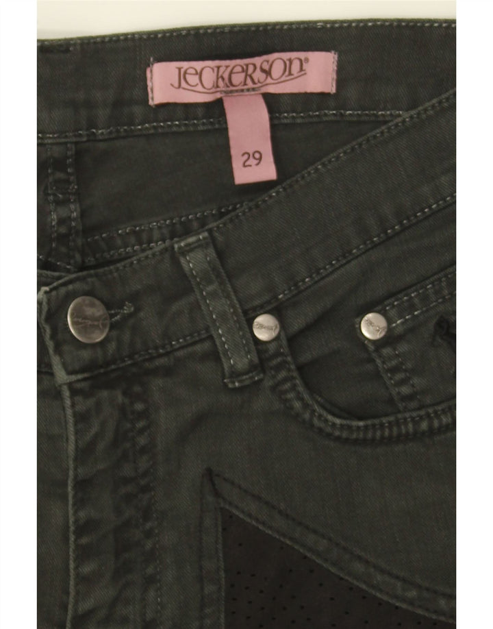 JECKERSON Womens Slim Jeans W29 L28 Green Cotton Vintage Jeckerson and Second-Hand Jeckerson from Messina Hembry 