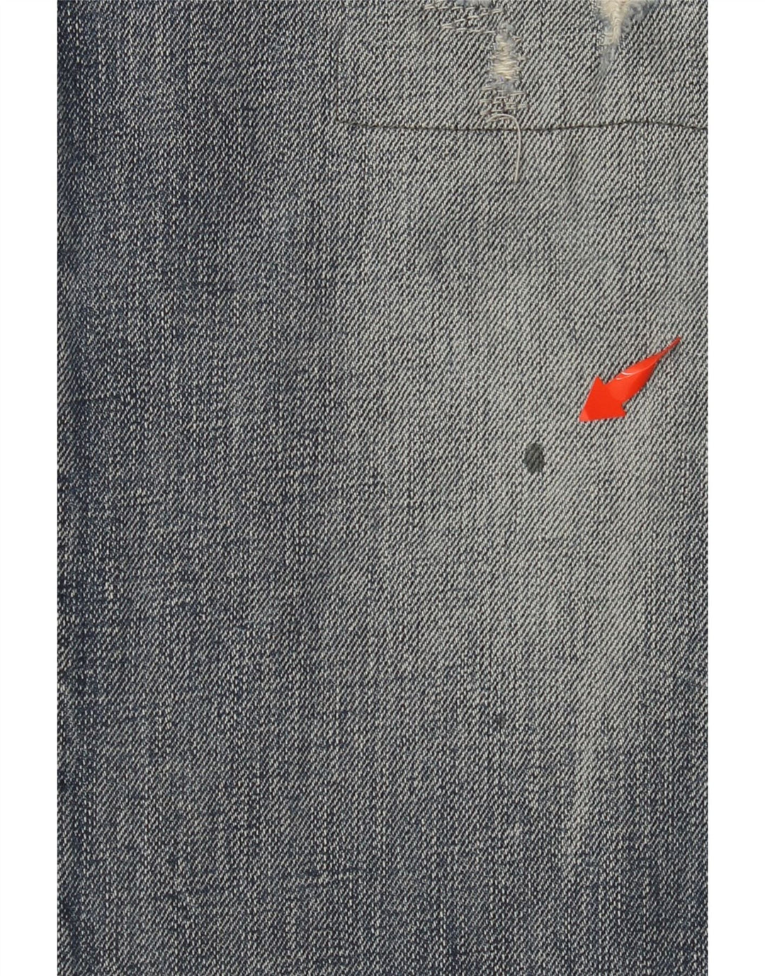 TOMMY HILFIGER Mens Sin Distressed Slim Jeans W36 L34 Blue Cotton