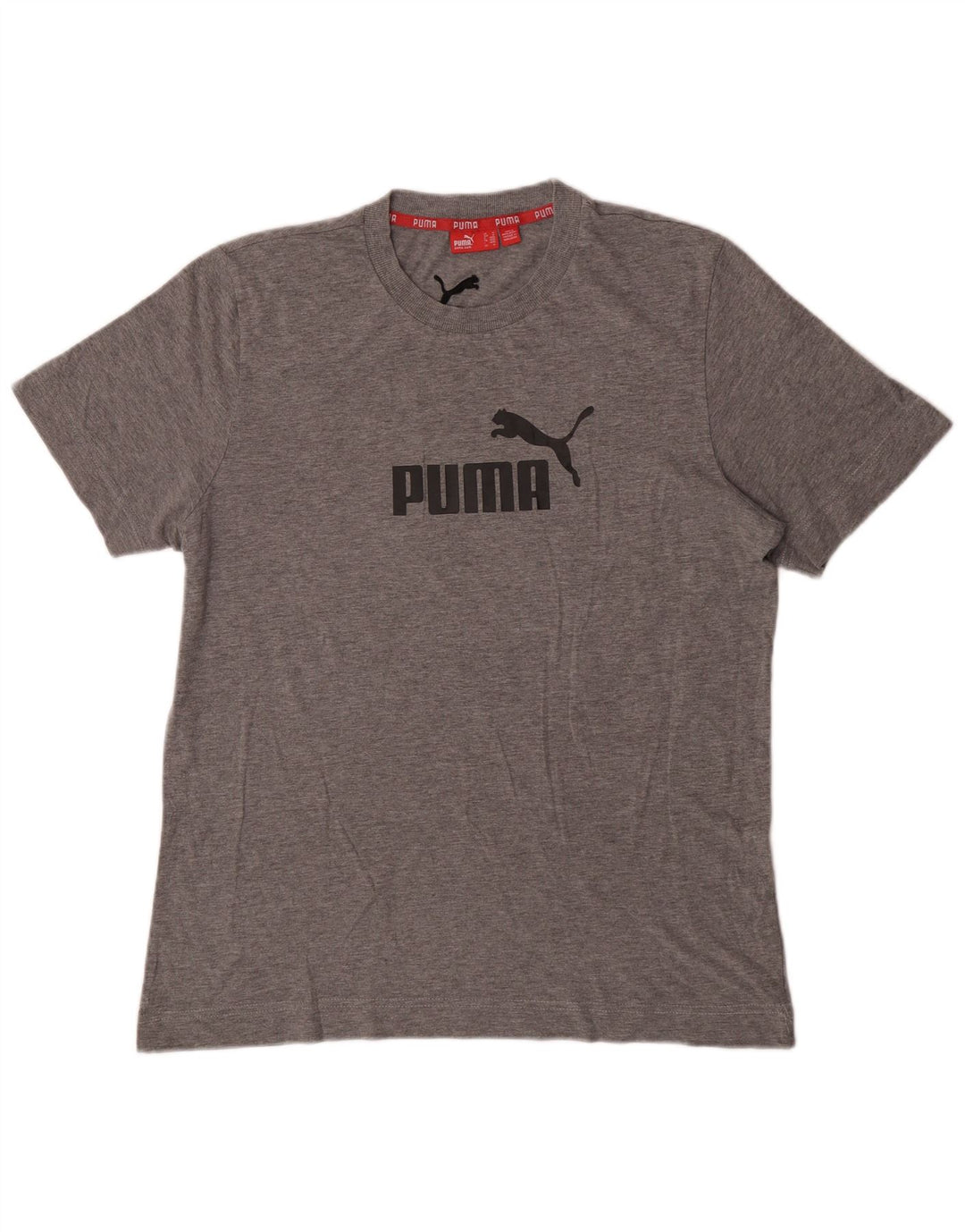 Puma Herren Grafik-T-Shirt-Oberteil Mittelgrau