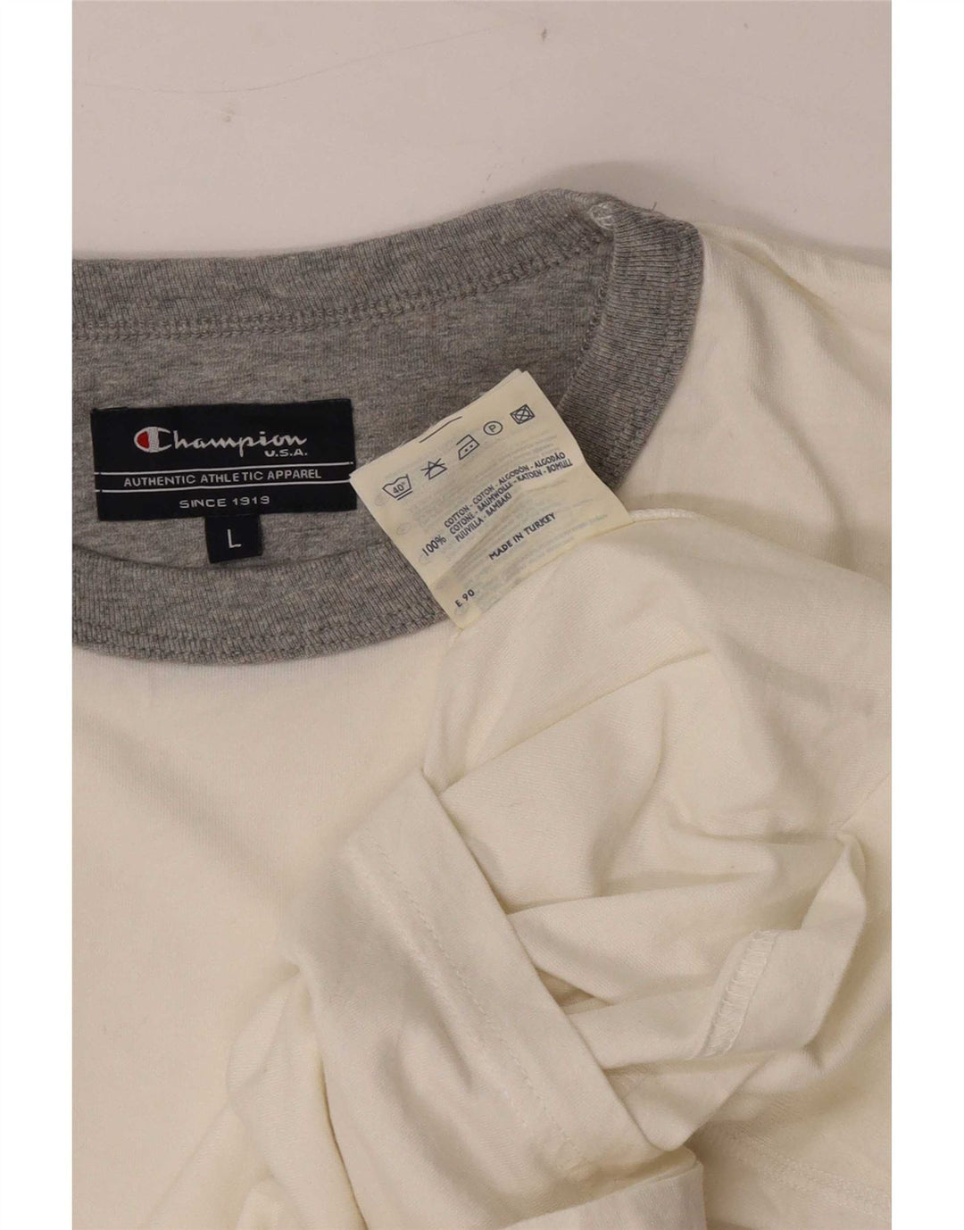 Champion Herren-Trägershirt, groß, aus weißer Baumwolle