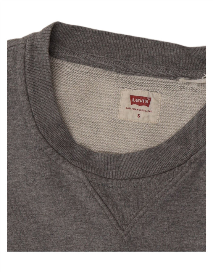 LEVI'S Mens Sweatshirt Jumper Small Grey Vintage Levi's and Second-Hand Levi's from Messina Hembry 