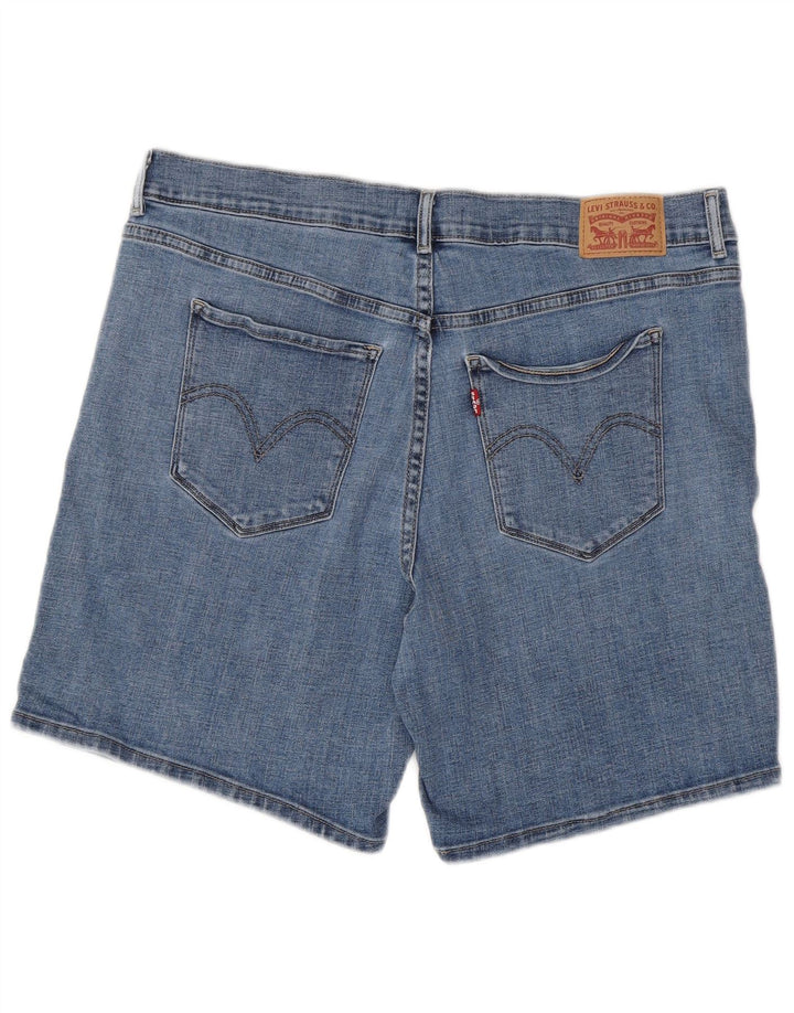 Levi's Damen-Jeansshorts „Klassisch“, W32, Größe L, Blau, Baumwolle
