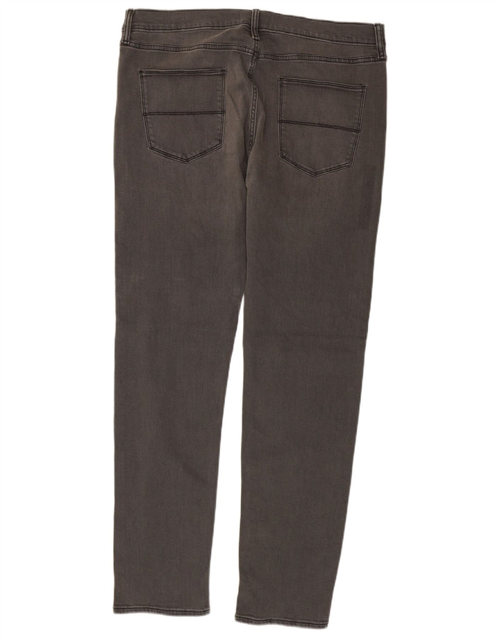 Marks & Spencer Herren Slim Jeans W36 L33 Graue Baumwolle