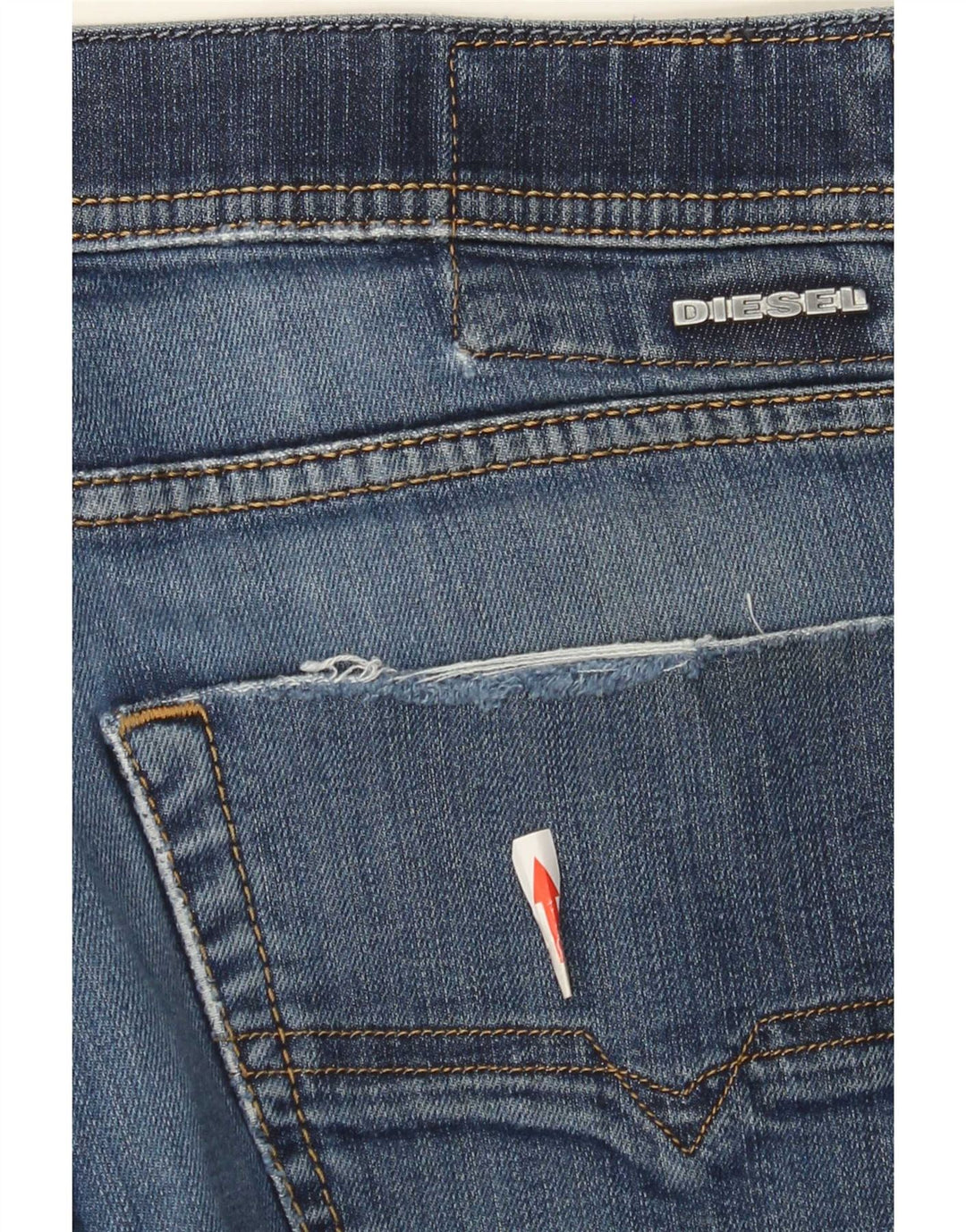 Diesel Herren Tepphar Carrot Slim Jeans W32 L34 Blaue Baumwolle