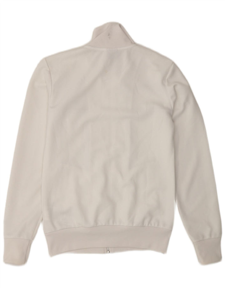 Nike Damen-Trainingsanzug-Top-Jacke, UK 8/10, Größe S, Weiß, Polyester