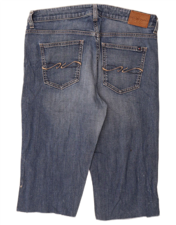 Tommy Hilfiger Damen Jeansshorts W30 mittelblaue Baumwolle