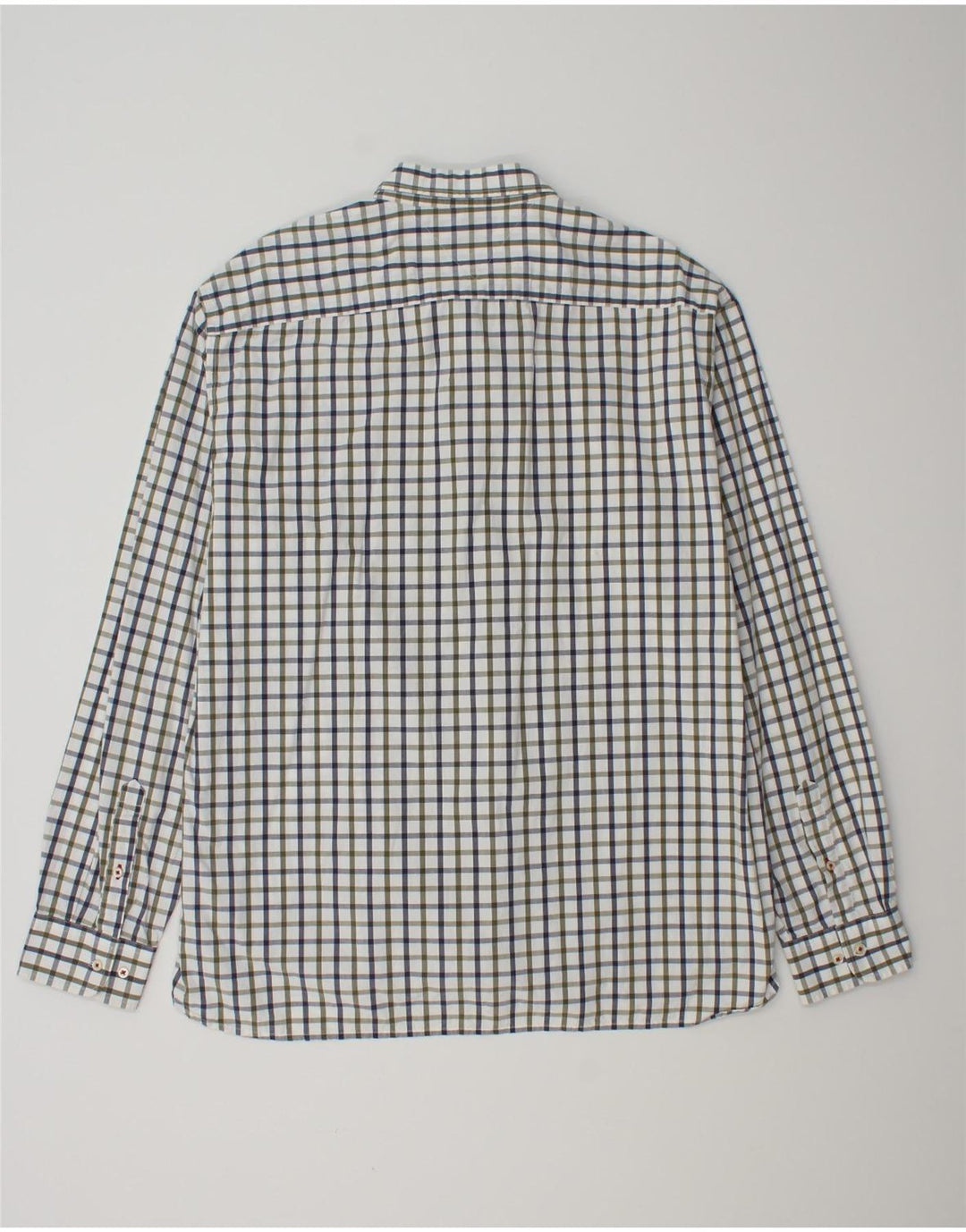 Tommy Hilfiger Herren-Hemd mit individueller Passform, 2XL, weiße Gingham-Baumwolle